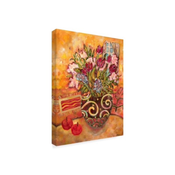 Lorraine Platt 'Elyseium Vase Of Flowers' Canvas Art,14x19